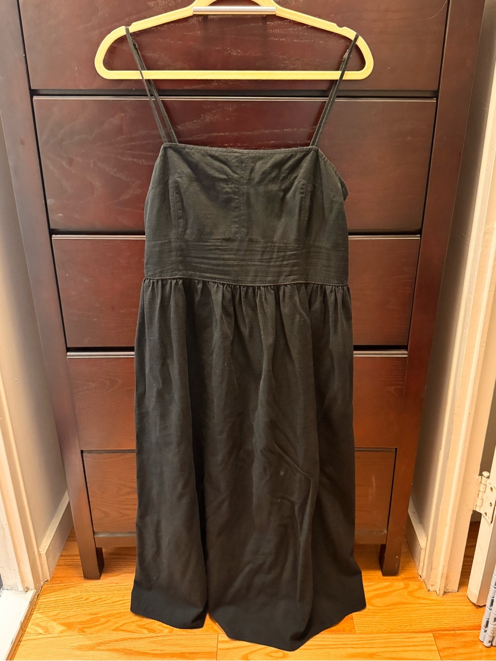 Universal Thread Black Maxi Dress with Spaghetti Straps